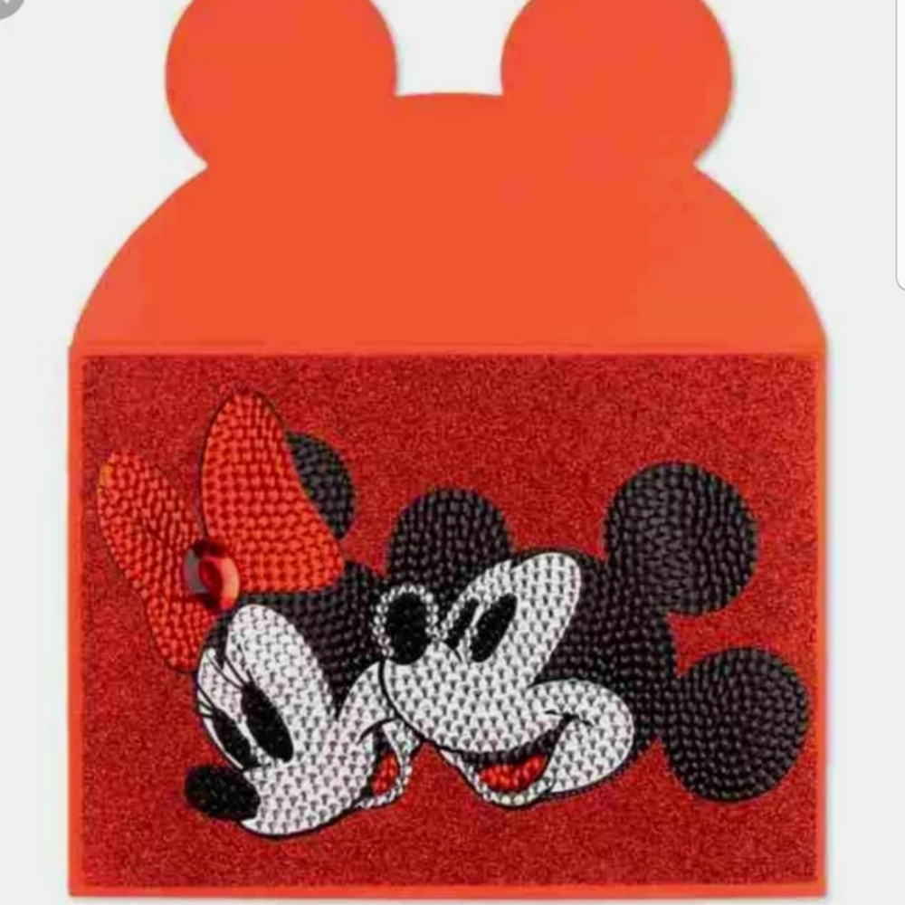 GEMMED BLING DISNEY MICKEY & MINNIE MOUSE CARD